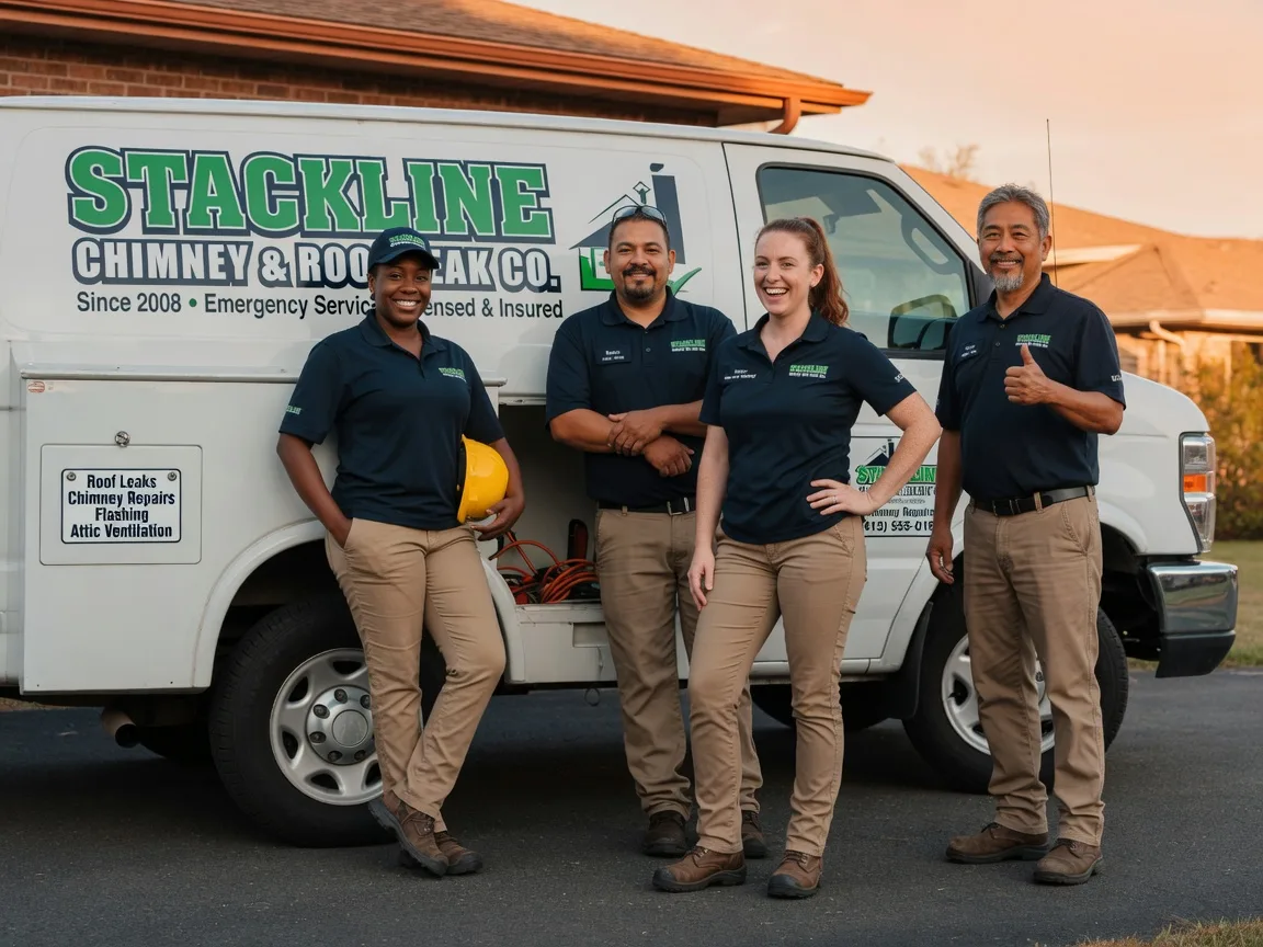 Chimney flashing repair company in Hampton, IL